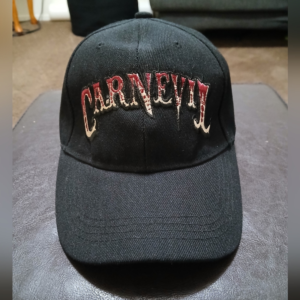 *Knott's Scary Farm Black Snapback Cap-EUC